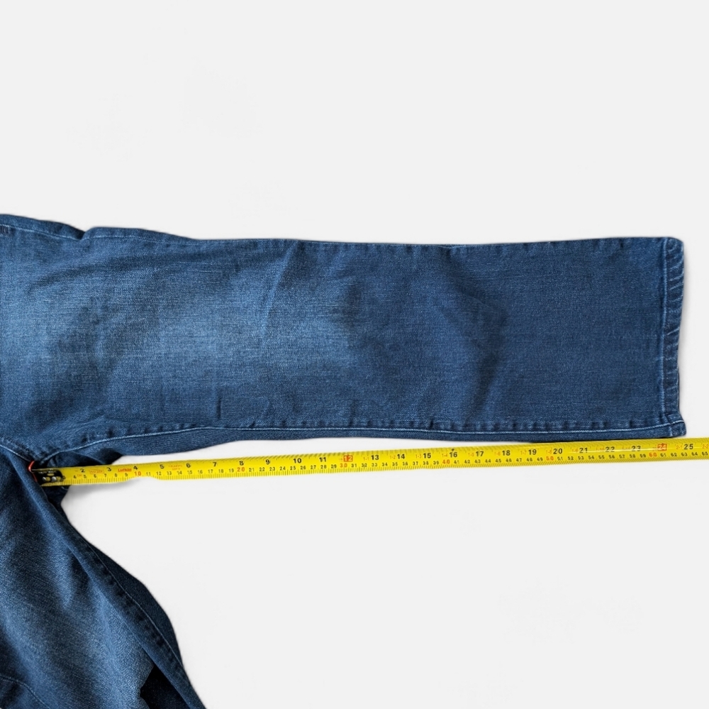 Lucky Brand Women's Bridget Cropped Overalls Size 6 Snap Front Denim - Picture 15 of 16